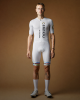 CRANKYS BICYCLE WORX MVMNT PRO CYCLING BIB SHORTS - WHITE