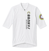 CRANKYS BICYCLE WORX MVMNT AEROLITE PRO JERSEY - WHITE