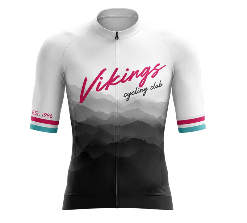 Vikings Cycling Club 30th anniversary custom cycling jersey by MVMNT